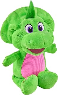 World Toddler Toy Plush Baby Bop 8-Inch Dinosaur Character for Preschool Kids Ages 2+ Years