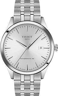 Classic Dream 40mm, Swiss Automatic Watch for Men, Stainless Steel Case, Silver Dial, T1584071103100