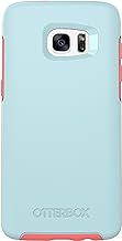 OTTERBOX Symmetry Series Case for Samsung Galaxy S7 Edge - Retail Packaging - Boardwalk (Bahama Blue/Candy Pink)