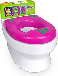 Potty Trainer, Floor Potty Chair with Sounds, Removable Toilet Topper, Tracking Chart & Storage for Toddler Potty Training