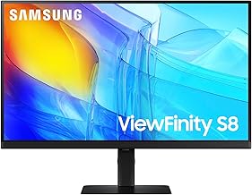 27-in ViewFinity S8 (S80D) 4K UHD HDR10 High Resolution Computer Monitor with Ergonomic Stand - LS27D802EANXGO