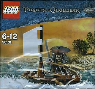 Pirates of the Caribbean 30131 JACK SPARROW Minifigure with Raft