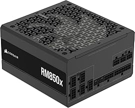 RM850x ATX 3.1 PCIe 5.1 Ready Fully Modular 850W Power Supply – Low-Noise, Cybenetics Gold Efficiency, Native 12V-2x6 Connector – Black