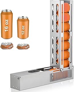 YOTAN Electric Can Crusher, 8oz&12oz&16oz Automatic Can Crusher, Can Fill 8 Cans at a Time, Automatic Can Eject, Heavy Duty Can Crushers for Recycling Aluminum Seltzer, Cola, Beer Cans