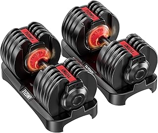 TYZDMY Adjustable Dumbbells Set of 2,Free Weights Dumbbells Set,Adjustable Dumbbell Set,52.5 lbs pair 105 lbs,15 in 1,for Men/Women Gym Equipment for Home Strength Training Equipment