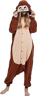 Adult Animal Onesie Pajamas, Men and Women's Animal Cosplay Costume Sleepwear, One-Piece Unisex Homewear