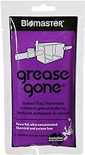 Biomaster Grease Gone Grease Trap Cleaner Treatment, Turns Fat, Oil and Grease to Water, Reduces Odors and Pump-Outs (2 Sachets)