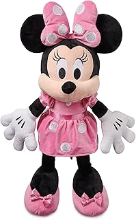 Disney Store Official Minnie Mouse Plush - Pink Dress - Large 21¼ Inches - Disney Stuffed Animals - Soft & Cuddly Toy - Plushies for Kids & Fans - Suitable for All Ages