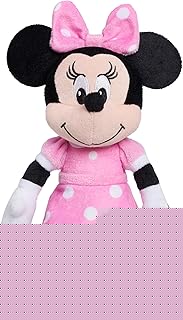Disney Junior Mickey Mouse Bean Plush Minnie Mouse Stuffed Animal, Kids Toys for Ages 2 Up by Just Play
