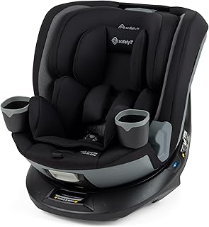 Safety 1ˢᵗ® Turn and Go 360° Rotating All-in-One Convertible Car Seat, Black Beauty