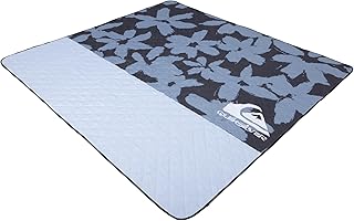 Quiksilver Sand-Free Beach Mat – Large Water-Resistant Outdoor Picnic Blanket, Lightweight Foldable Mat for Beach, Camping, Park, or Travel – Fits 4-6 People, Quick-Dry, Durable