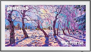 32-Inch Class QLED The Frame LS03C Series, 1080p Resolution, Quantum HDR, Art Mode, Anti-Reflection Matte Display, Slim Fit Wall Mount Included, Smart TV w/Alexa Built-in (QN32LS03CB)