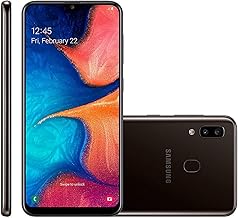 Samsung Galaxy A20, 32GB, Black - Locked to T-Mobile (Renewed)