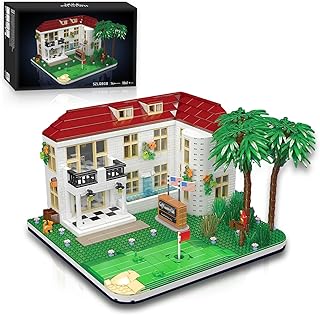 Golf Country Club Toy Building Set for Adults Compatible with Lego Golf - Architecture Building House Collection Kit 1860 Pcs for Adults & Teen & Golf Lovers, Easter Gift