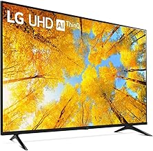 50-Inch Class UQ7570 Series 4K Smart TV, AI-Powered 4K, Cloud Gaming (50UQ7570PUJ, 2022), Black