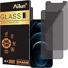 Privacy Screen Protector for iPhone 12 Pro Max 2020 [6.7 Inch] 2Pack Anti Spy Private Case Friendly Tempered Glass [2 Pack]