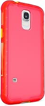 Air Protect Grip Extreme Protective Case / Cover for Samsung Galaxy S5 (Paparazzi Pink / Citrus)