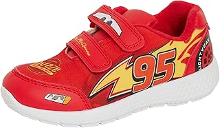 Cars Boys Trainers Kids Lightning McQueen Sports Shoes Easy Fasten Sneakers Skate Pumps
