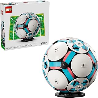 Editions Soccer Ball - Building Toy for Kids - Collectible Sports Decor for Boys & Girls, Ages 10+ - Includes Micro Stadium - Gift for Father's Day - 43019