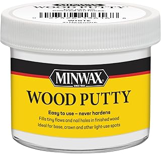Minwax Wood Putty, White, 3.75 oz.