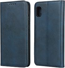 iCoverCase for Samsung Galaxy A10e Wallet Case, Premium PU Magnetic Leather Card Slots Holder Carry Kickstand Feature Flip Cover Case for Galaxy A10e (Navy Blue)