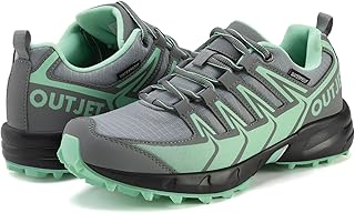 Women's Waterproof Hiking Shoes Lightweight Non-Slip Trails Walking Shoes Outdoor Sneakers