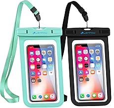 Waterproof Phone Case, 2-Pack IPX8 Lanyard Waterproof Phone Pouch, Universal Clear Dry Bag for iPhone 17 16 15 14 13 12 Pro Max Plus Samsung Galaxy S24 S23 S22 Note Google Pixel HTC up to 7.5"