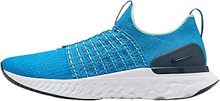 React Phantom Run Flyknit 2 Men's Road Running Shoes (CJ0277-402, Blue Orbit/Vapor Green/Deep Ocean/Blue Orbit) Size 12