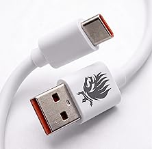 Turbo Charge 120W Cable for Xiaomi, Fast Charging USB Cable 6A for Xiaomi 67W/33W, USB C 120W Mi Turbo, Android Auto. USB C Cable 67W 6A HyperCharge for Mi 11 Ultra, Xiaomi/Redmi POCO, Black Shark