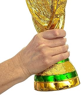 World Cup Trophy 14 inches Size 1:1 Replica Football Memorabilia Champion Soccer Trophy for Bedroom Office Desktop | World Cup Trophy