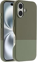 iPhone 16 Statement Series Cactus Leather for MagSafe - Mojave Moss Green - Ultra-Thin, Sleek iPhone Case, Premium iPhone Case, MagSafe Compatible