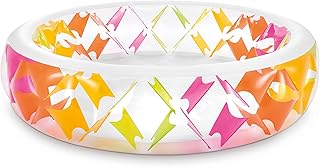 INTEX 56494EP Swim Center Inflatable Pinwheel Swimming Pool, 90" x 22", for Ages 6+