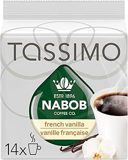 Cafe Collection French Vanilla Coffee (Medium), 14-Count T-Discs for Tassimo Coffeemakers