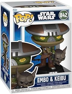 Pop!&Buddy: Star Wars - Embo & Keibu - Mandalorian and Grogu - Collectable Vinyl Figure - Gift Idea - Official Merchandise - Toys for Kids & Adults - Sci-Fi Fans - Model Figure for Collectors