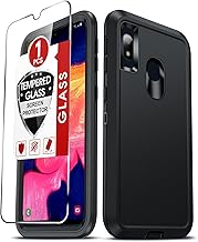 LeYi for Samsung-A10E Phone Case【𝐍ot 𝐅it 𝐀𝟏𝟎】: with Screen Protector Smartphones Teléfonos Desbloqueados New Covers with Replacement Kit Film Men boys Fundas para Samsung Galaxy A 10 E, Black