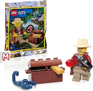 City Jungle Explorer with Fedora Hat, Treasure Chest and Scorpion (Limited Edition)