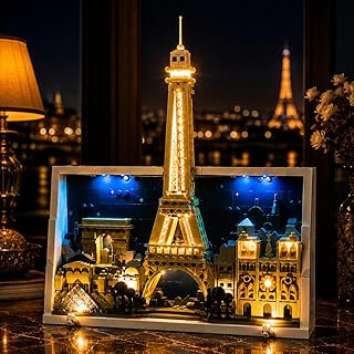 Light Kit Compatible with Lego 21064 Paris – City of Love Building Set | Upgraded Touch Control & Dimming & Hidden Cable Tech | Easy Install Lighting Set (21064 Set NOT Included)