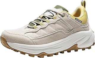Women's Waterproof Hiking Shoes with Arch Support Outdoors Leather Walking Trekking Camping Tennis Workout Cross Training Sneakers Wicklow
