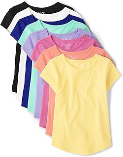 Girls Short Sleeve High Low Tee