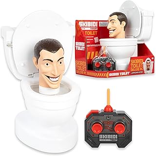 Deluxe Toilet RC, YouTube Animation Sensation, Remote Control, Action Figure, Officially Licensed Skibidi Toilet Merch