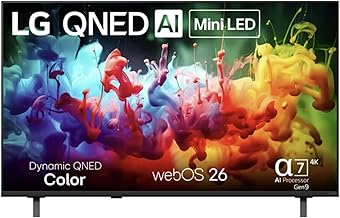 50QNED75BUA 50" Mini LED Smart TV with 4K AI Super Upscaling (2026)