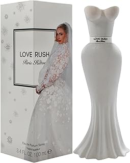 Paris Hilton Love Rush Eau de Parfum Spray Perfume for Women | Floral Fragrance | Notes of Italian Bergamot, Gardenia, Sandalwood and Vanilla | Intimate and Beautiful Long-Lasting Scent | 3.4 Fl Oz