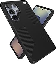 Speck Samsung Galaxy S25 Ultra Case - 13-Foot Drop Protection, No-Slip Grips - Samsung S25 Ultra Case - Raised Bezel and Enhanced Buttons - Presidio 2 Grip - Black/Slate Grey(Pack of 1)