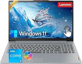 IdeaPad • 15.6" FHD Touchscreen Business Laptop • Intel Core i3-1215U (6 Cores) Processor • 8GB RAM • 256GB SSD • 11H Battery • Privacy Shutter • Dolby Audio • Wi-Fi 6 • Windows 11