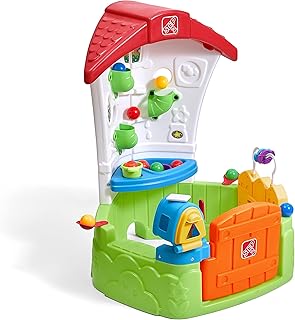 Step2 Toddler Corner House, Kids Playhouse, Indoor/Outdoor Playset, Play Gym with Kitchenette, Includes 15 Piece Toy Accessories, Made of Durable Plastic, for Toddlers 1+ Years Old