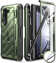 SUPCASE for Galaxy Z Fold 5 Case with S Pen Holder (Unicorn Beetle Pro), [Built-in Screen Protector & Stand] [Military-Grade Protection] Heavy Duty Protective Phone Case for Samsung Fold 5, Guldan
