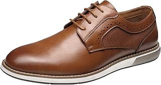 Men's Casual Dress Sneaker Shoes, Business Formal Derby Plain Toe Oxfords Crossflex GentEdge