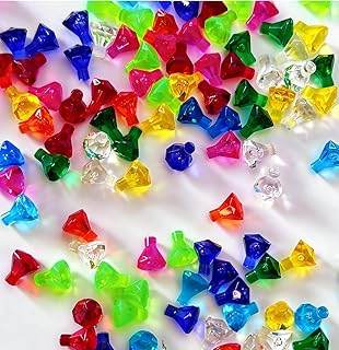 160PCS Gem Bricks, Crystal Treasure Diamond Jewels Accessories Building Blocks Set, Compatible with Lego Parts and Pieces