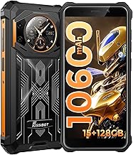 F101 Pro Rugged Smartphone Unlocked, Dual Screen 10600mAh Battery 15+128GB Storage MTK8788 Octa-cora Processor 24MP+8MP+5MP Camera 5.45” HD+ Screen Android 13 IP68/IP69K 4G Dual SIM NFC OTG