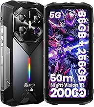 F113 5G 20000mAh/33W Rugged Phone Unlocked, 36GB+256GB/2TB, MediaTek Dimensity 7050+Android 15 Gaming Phone, 6.78" FHD+120Hz Gorilla Glass, 50m Ultra-Long-Range 64MP 4K Night Vision Camera